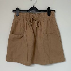Urban outfitters tan skirt